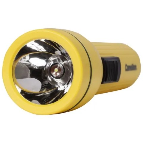 Lanterna portabila LED, 35 lumeni, galbena (fara baterii incluse)