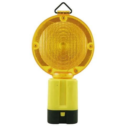 Lampa semnalizare intermitenta galbena 6V pentru balize si zone de lucrari