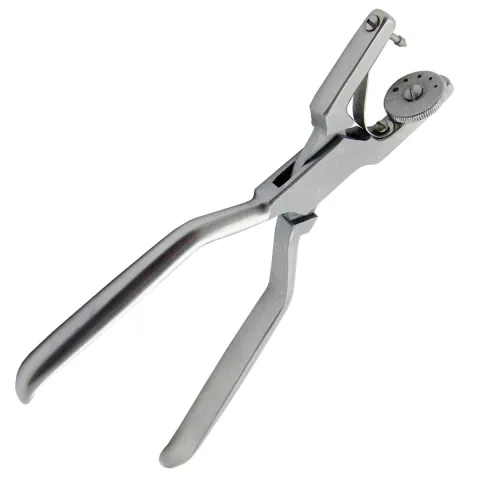 Cleste perforator din inox pentru diga dentara PRIMA