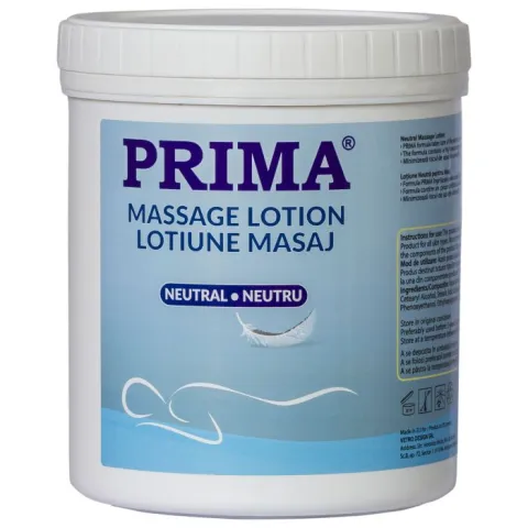 PRIMA Lotiune de masaj pentru corp, NEUTRAL pentru tratamente indelungate, 1 litru
