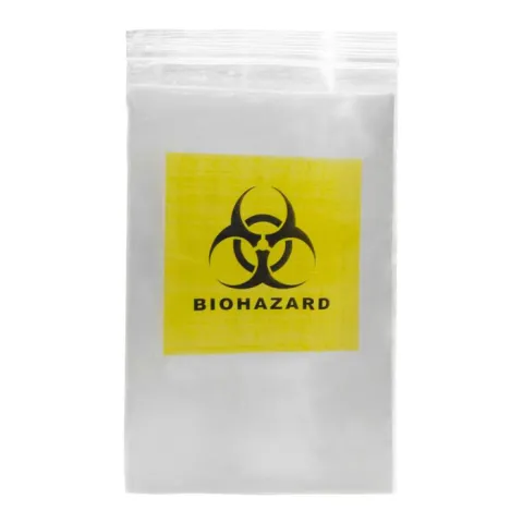 Punga transport probe biologice 16x23 cm, transparenta, 100 bucati