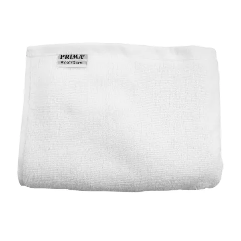 Prosop de baie, PRIMA, bumbac 100%, alb, 700g/m2, 50x70cm