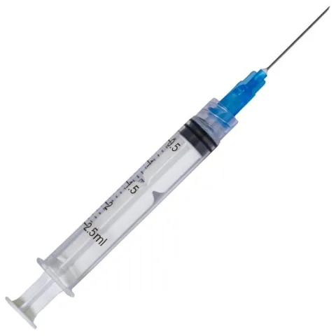 Seringi Luer Lock 2/2.5ml, PRIMA, cu ac 23G, 100 bucati
