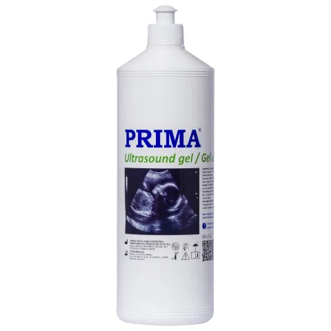 Gel ultrasunete pentru ecografie PRIMA, transparent, 1000 ml