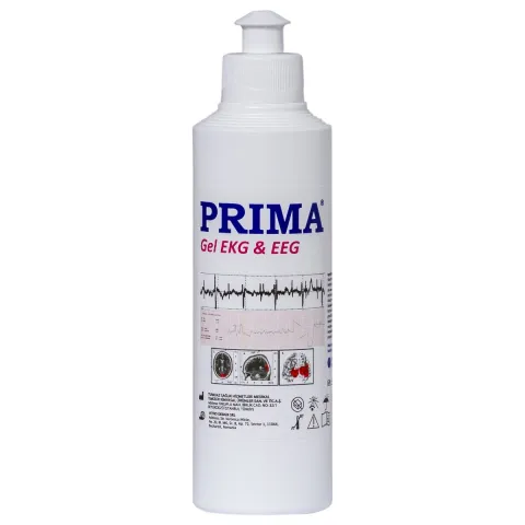 Gel EKG/ECG PRIMA, Transparent, 250ml - Gel Conductiv pentru Electrozi si Diagnostic Medical
