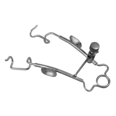 Blefarostat Williams cu surub ajustabil, PRIMA, inox, 7cm