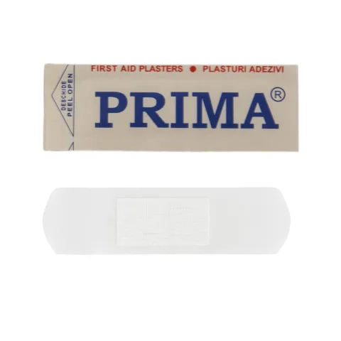 Plasturi transparenti PRIMA, 19x72 mm, 100 bucati, pachet economic