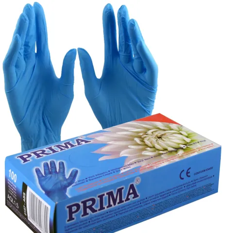 Manusi examinare PRIMA, vinil, usor pudrate - 100 bucati