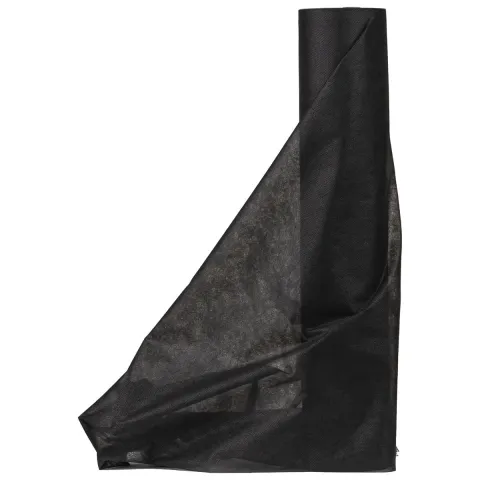Cearceaf unica folosinta TNT, material netesut 100% polipropilena, 58cm x 70m, negru, pentru pat medical sau cosmetica