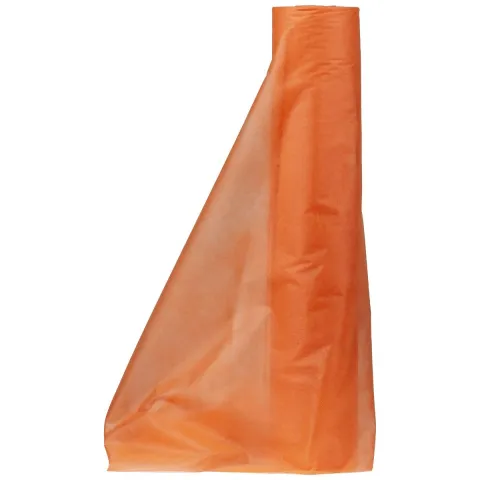 Cearceaf unica folosinta din TNT medical, material netesut 100% polipropilena, 58cm x 70m, portocaliu, pentru pat medical sau de cosmetica