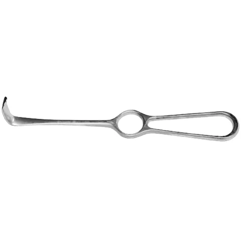 Departator abdominal Langenbeck PRIMA inox 22 cm cu varf plat