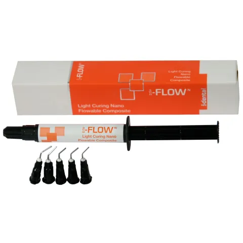 i-FLOW Compozit Fluid, nuante A1 / A2 / A3, fotopolimerizant, radioopac, 5 g, 5 varfuri