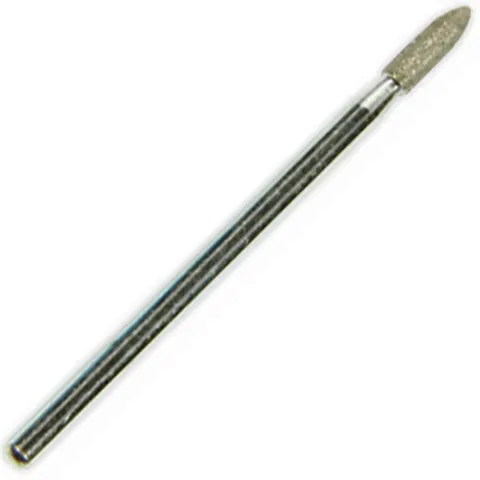 Capat freza diamantata flacara 273-025, duritate medie, varf ascutit, pentru modelare lucrari protetice