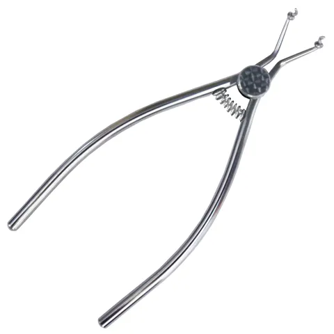 Cleste instalare pene interdentare elastice, inox