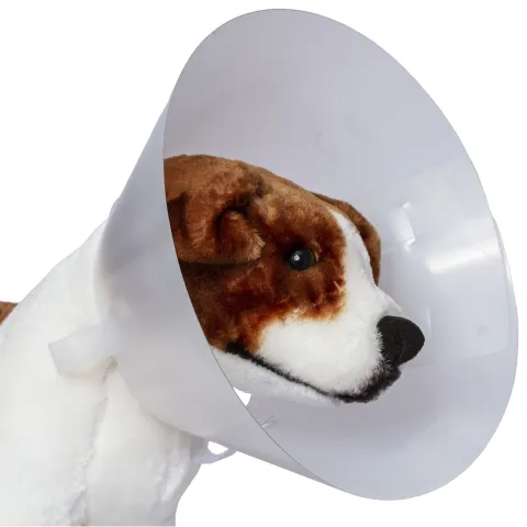 Gulere de protectie elisabetane , pentru animale, transparente, reglabile, diverse marimi, 10 bucati