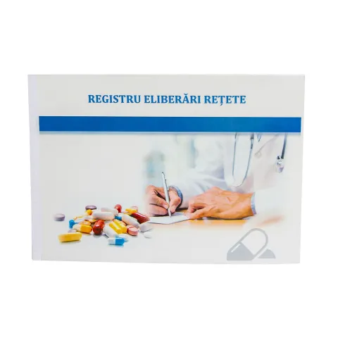 Registru pentru eliberari retete, uz veterinar, PRIMA, A4, 50 file