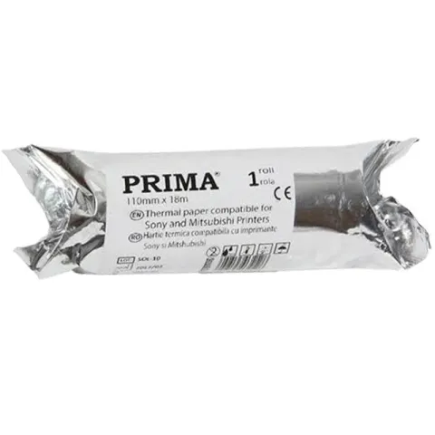 Hartie termica high density glossy, compatibila video printere SONY si MITSUBISHI, 110mm x 18m, UPP-110HG (1 rola)