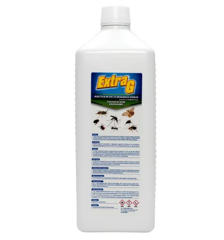 Insecticid profesional concentrat de șoc și remanență Extra G, 1 litru