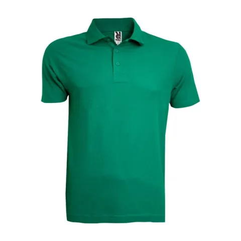 Tricou polo unisex, bumbac, verde