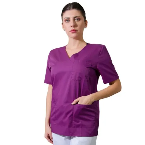 Bluza unisex VED Clasic mov - Uniforma Medicala