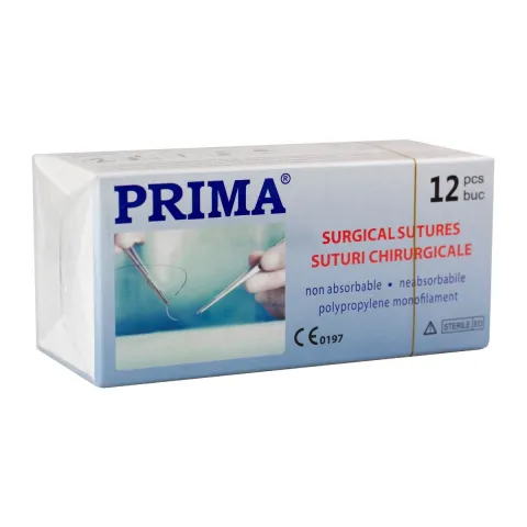 Sutura chirurgicala polipropilena PRIMA 75cm ac rotund 1/2 25cm USP 3/0