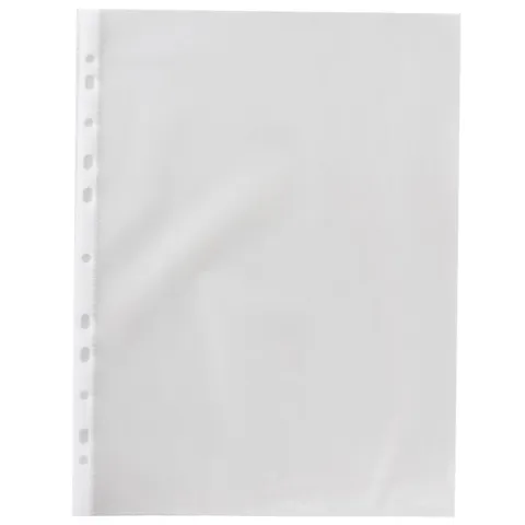File de protectie A4 pentru indosariere, cu perforatii standard, 25buc/set