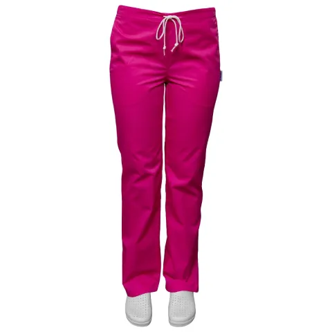 Pantaloni dama EVA Clasic roz inchis - Uniforma Medicala