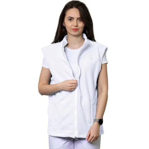 Vesta polar medicala VIO, unisex, alba