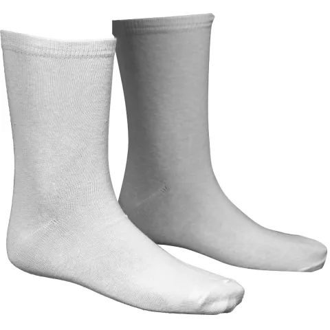 Șosete lungi albe, 5 perechi