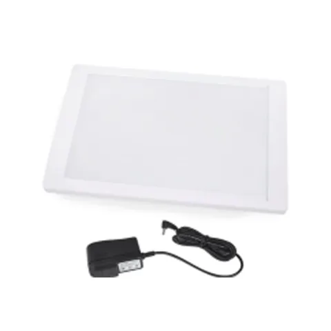 Negatoscop cu 1 post, ecran A4 LCD, 240x360mm, plastic, alb, PRIMA