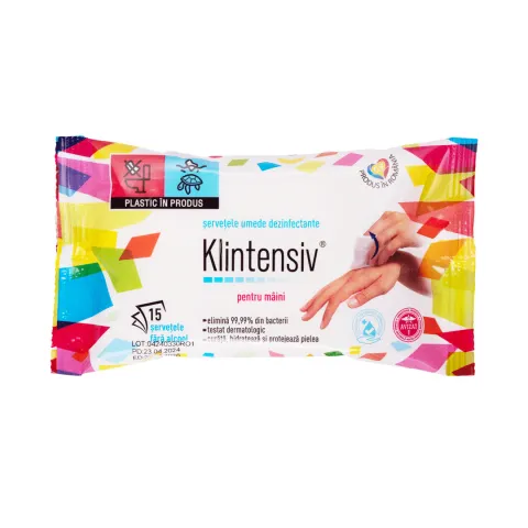 Klintensiv servetele dezinfectante maini
